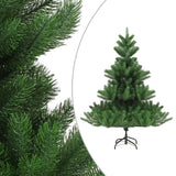 Vidaxl kunstkerstboom nordmann avec les LED et les balles de Noël 210 cm verts