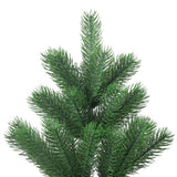 Vidaxl kunstkerstboom nordmann avec les LED et les balles de Noël 210 cm verts