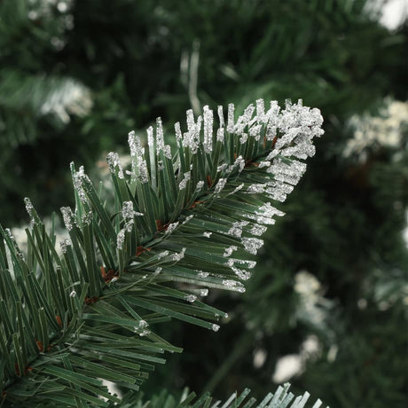 Vidaxl kunstkerstboom avec éclairage et balles de Noël 210 cm