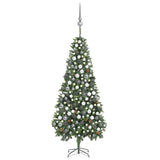 Vidaxl kunstkerstboom avec éclairage balles de Noël pins 210 cm