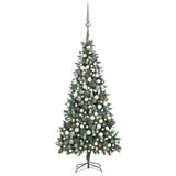 Vidaxl kunstkerstboom avec éclairage balles de Noël pins 210 cm