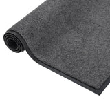 Vidaxl DOORMAT 80x120 cm anthracite -colored