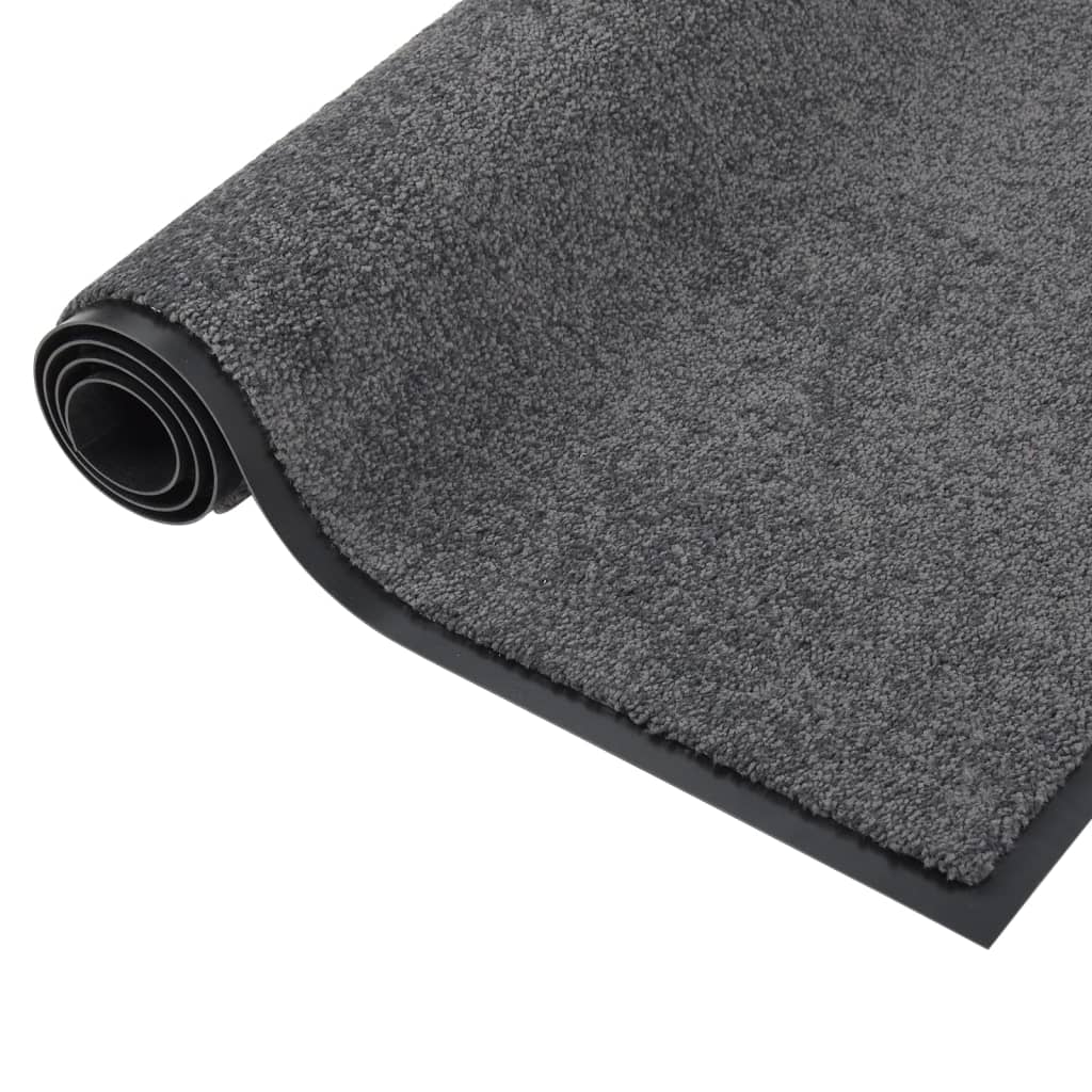 Vidaxl Doormat 80x120 cm antracyt -kolan