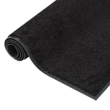 Vidaxl DOORMAT 80x120 cm noir