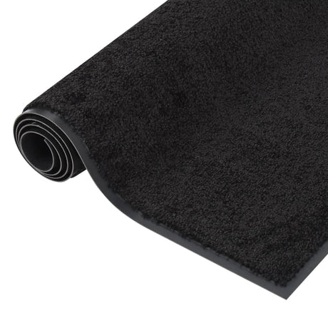Vidaxl DOORMAT 80x120 cm noir