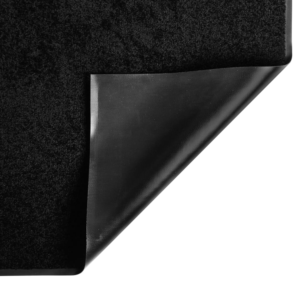 Vidaxl DOORMAT 80x120 cm noir