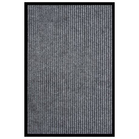 Vidaxl DOORMAT 80x120 cm Gris rayé