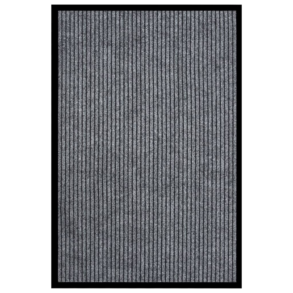 Vidaxl Doormat 80x120 cm w paski szary