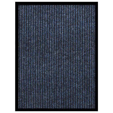 Vidaxl DOORMAT 60x80 cm Bleu rayé
