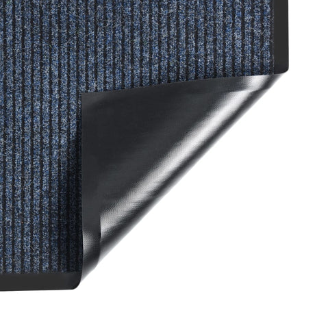 Vidaxl DOORMAT 60x80 cm Bleu rayé
