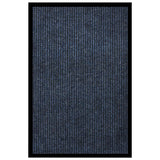 Vidaxl DOORMAT 80x120 cm Bleu rayé