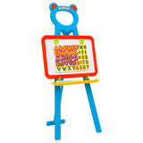 Vidaxl Fibre pour enfants avec tableau noir et tableau blanc 2-en-1