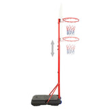 Vidaxl basketuppsättning bärbar justerbar 200-236 cm