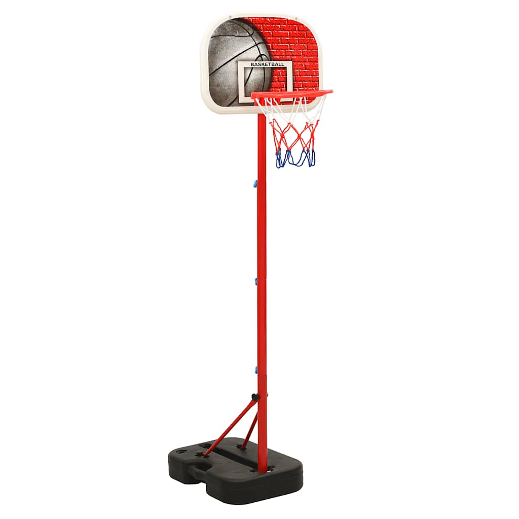 Vidaxl basketball sett bærbar justerbar 138,5-166 cm