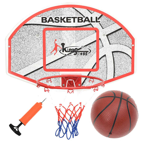 Vidaxl 5 pièces de basket-ball Montage mural 66x44,5 cm