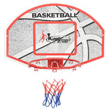 Vidaxl 5-delt basketball sett veggmontering 66x44,5 cm