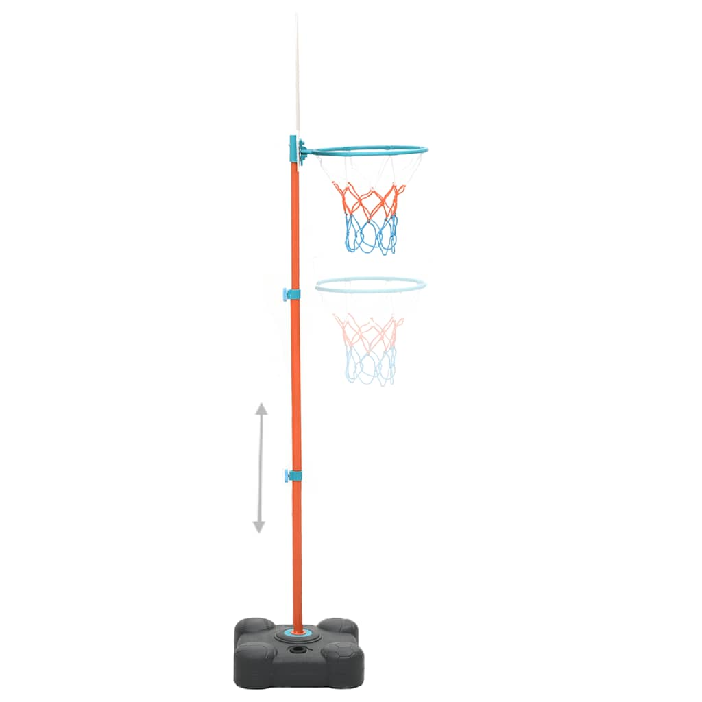 VIDAXL-Basketball-Set tragbare einstellbare 109-141 cm