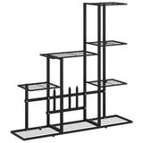 Norme de fleur vidaxl 94.5x25x88 cm en métal noir