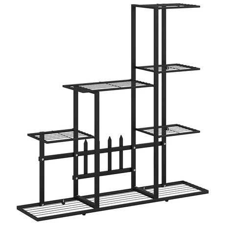 Norme de fleur vidaxl 94.5x25x88 cm en métal noir