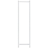 Rack de serviette Vidaxl 25x20x95 cm en acier blanc