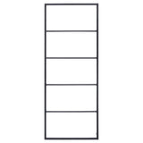 Rack de serviette Vidaxl 45x10x115 cm en acier noir