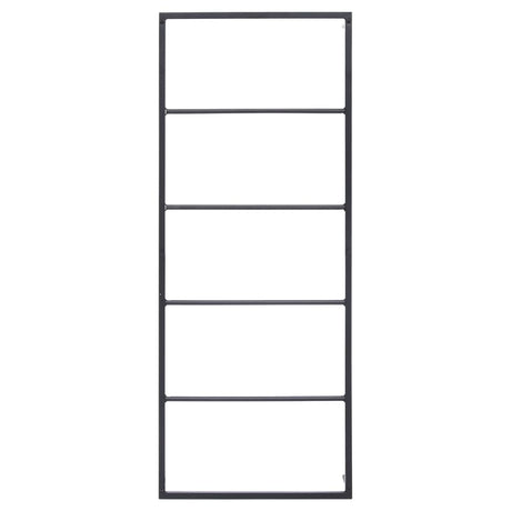 Rack de serviette Vidaxl 45x10x115 cm en acier noir