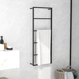 Vidaxl Rack 45x10x115 cm de acero negro