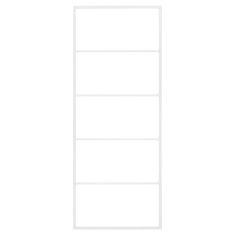 Rack de serviette Vidaxl 45x10x115 cm en acier blanc