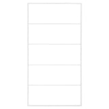Rack de serviette Vidaxl 60x10x116 cm en acier blanc