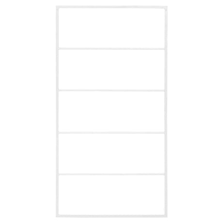 Rack de serviette Vidaxl 60x10x116 cm en acier blanc