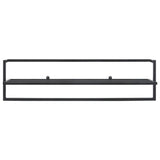 Rack per asciugamano Vidaxl 95x25x22 cm di ferro nero