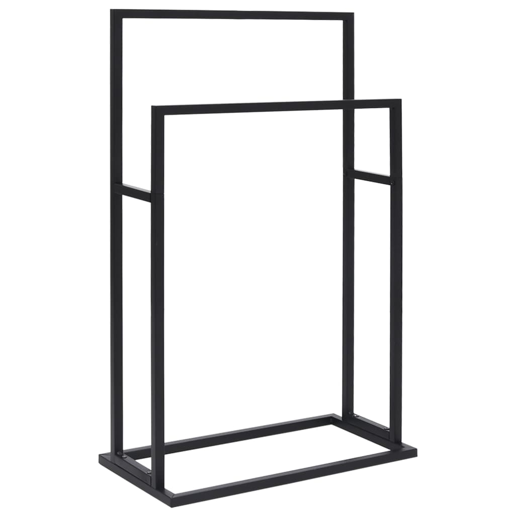 VidaXL Towel rack Detached 48x24x78.5 cm iron black