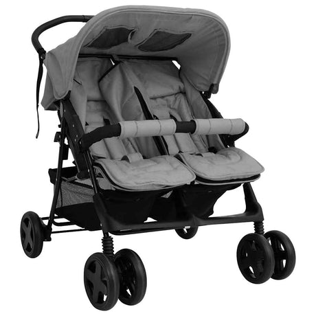 Vidaxl Twin Children's Steel Grey