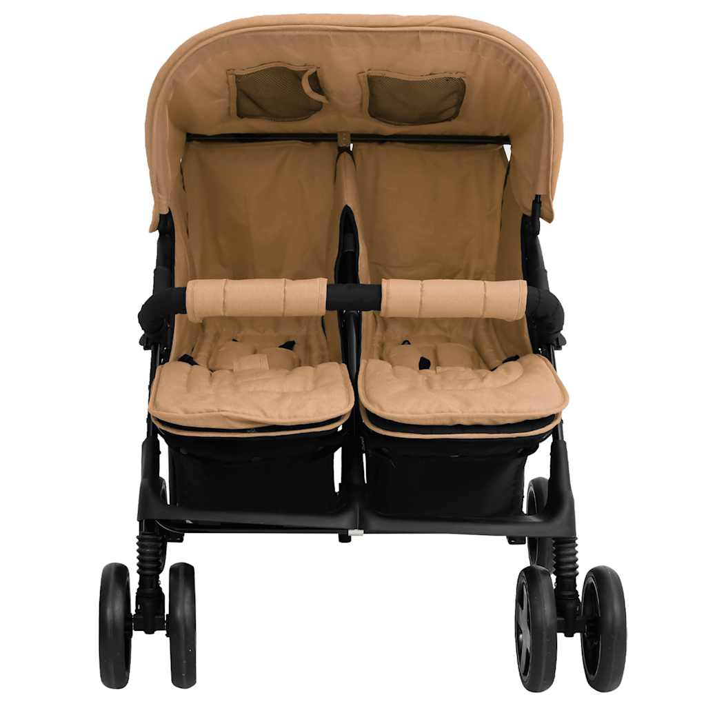 Vidaxl Twin Children's Steel Taupe