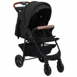 Vidaxl pram 2-in-1 steel anthracite-colored