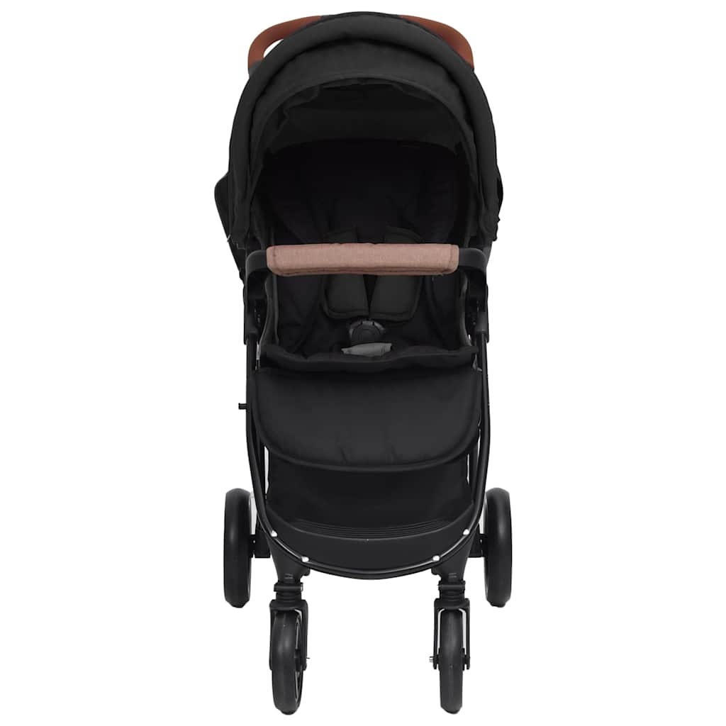 Vidaxl pram 2-in-1 steel anthracite-colored