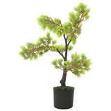Vidaxl plante artificielle avec pot cyprès bonsaï 60 cm vert