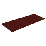 Vidaxl 15 st pedales tapis auto-adhésifs rectangulaires 60x25 cm rouges