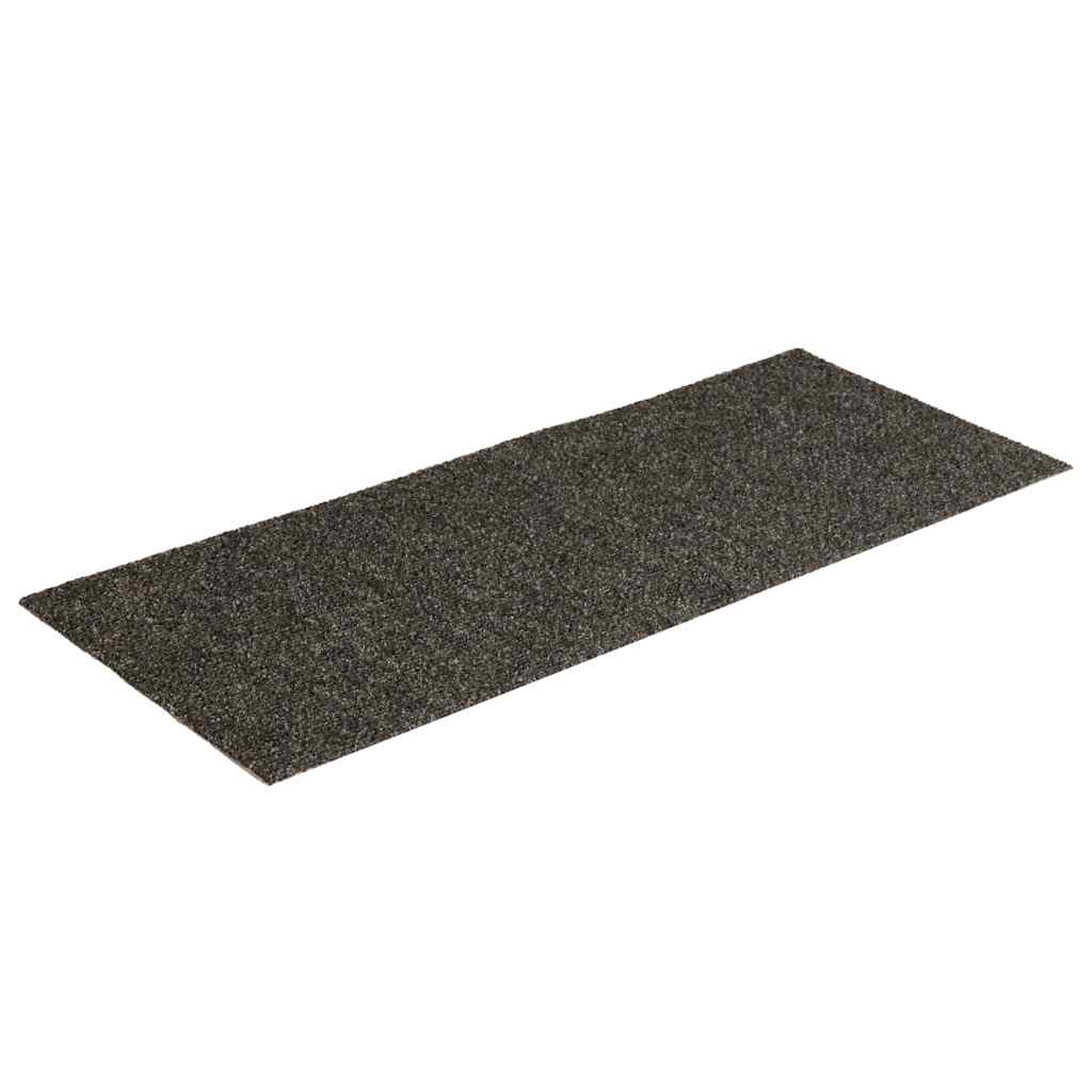 Vidaxl Stair Mats auto-adhésif 15 pièces 60x25 cm anthracite rectangulaire
