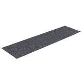 Vidaxl 15 st pédales tapis auto-adhésifs rectangulaires 76x20 cm gris clair