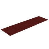 VidaXL 15 st pedal mats self -adhesive rectangular 76x20 cm red