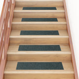 Vidaxl Stair Mats auto-adhésif 15 pièces 76x20 cm vert rectangulaire