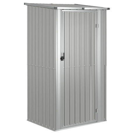 SHED JARDINE VIDAXL 118.5X97X209.5 cm Gray en acier galvanisé