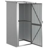 SHED JARDINE VIDAXL 118.5X97X209.5 cm Gray en acier galvanisé