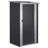 SHED JARDINE VIDAXL 118.5X97X209.5 cm Anthracite en acier galvanisé