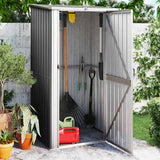 SHED JARDINE VIDAXL 118.5X97X209.5 cm Anthracite en acier galvanisé