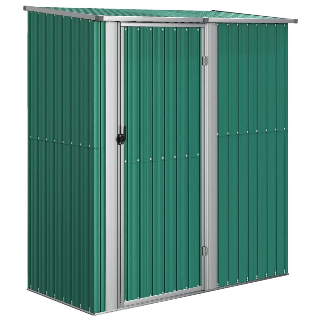 Vidaxl Garden Shed 180,5x97x209,5 cm galvanisert stålgrønn