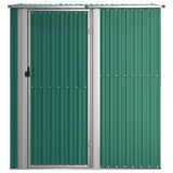 Vidaxl Garden Shed 180,5x97x209,5 cm galvanisert stålgrønn