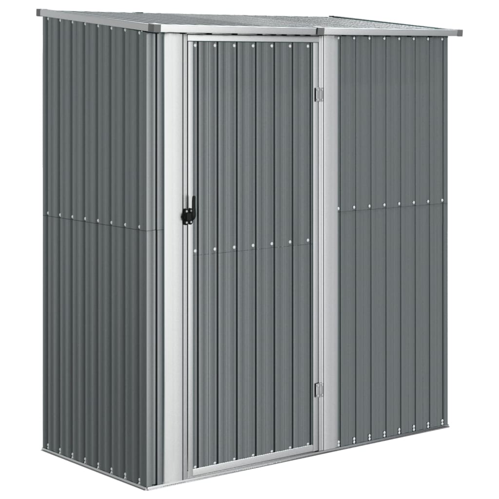 Vidaxl Garden Shed 180,5x97x209,5 cm galvanisert stålgrå