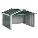 Couverture Vidaxl pour la tondeuse à gazon robotique 92x97x63 cm en acier vert